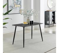 FurnitureboxUK Asti Grey Marble Effect Ceramic Dining Table FurnitureboxUK Grey