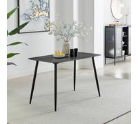 Furnitureboxuk Asti Grey Marble Effect Ceramic Dining Table Grey One Size