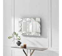 Furnitureboxuk Atlas Vintage Style Medium Rectangle 90X60Cm Mirror In Clear Clear One Size