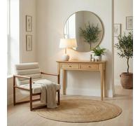 Furniturebox Uk Belle Oak Wood Console Table