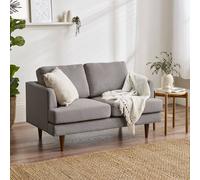Furnitureboxuk Fleur 2-Seater Solid Wood Frame Sofa Upholstered In Eco Recycled Fabric In Taupe Taupe One Size