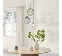 Furnitureboxuk Lake 3 Green Glass Globes Pendant Ceiling Light Green