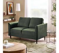 Furnitureboxuk Logan Fabric 2 Seater Sofa In Green Green One Size