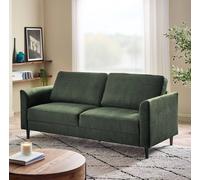 Furnitureboxuk Logan Fabric 3 Seater Sofa In Green Green