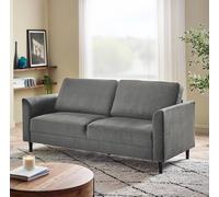 FurnitureboxUK Logan Fabric 3 Seater Sofa in Grey FurnitureboxUK Grey