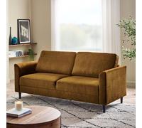 FurnitureboxUK Logan Fabric 3 Seater Sofa in Orange FurnitureboxUK Orange