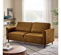 FurnitureboxUK Logan Fabric 3 Seater Sofa in Orange FurnitureboxUK Orange