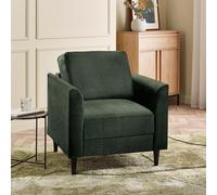FurnitureboxUK Logan Fabric Armchair in Green FurnitureboxUK Green