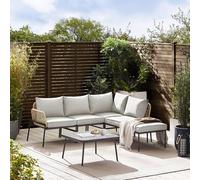 Furnitureboxuk Maldives Pe Rattan 5 Seat Outdoor Garden Sofa Set In Beige Beige One Size