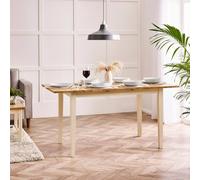 Furnitureboxuk Salcombe Rectangular Solid Wood Extending Dining Table In Light Oak Light Oak