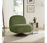 Furnitureboxuk Tilda Fabric Accent Chair In Green Green