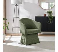 Furnitureboxuk Vera Fabric Accent Chair In Green Green