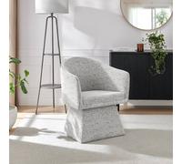 Furnitureboxuk Vera Fabric Accent Chair In Grey Grey