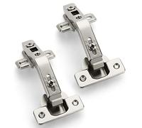 FURNIWARE 1 pair of 135 degree Lazy Susan Hinges, full overlay concealed for cabinet, cupboard, folded door, combination with screws (regular)
