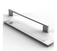 FURNIWARE 10 Pack Cabinet Pull,Brushed Nickel Cabinet Handles,Hardware Drawer Pulls,Solid Aluminum Kitchen Cabinet Door Handles Pull-192mm(7.6 Inch) Hole Center