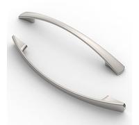 FURNIWARE 10 Piece 128mm Hole Spacing Pulls Furniture Pulls Cabinet Pulls Cabinet Knobs Kitchen Pulls Handles Furniture Drawer Pulls Brushed Nickel