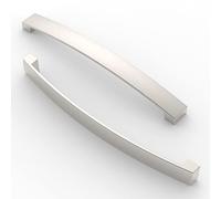 FURNIWARE 5 Pack Cabinet Handles, Hardware Drawer Pulls, Aluminum Kitchen Cabinet Door Handles Pull, Brushed Nickel-192mm(7.6 Inch) Hole Center