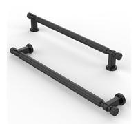 FURNIWARE Pack of 10 Cabinet Handles Matt Black Kitchen Door Handles Hardware Drawer Pulls Kitchen Cabinet Door Handles Pull-192mm(7.6 Inch) Hole Center