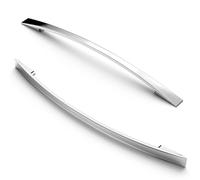 FURNIWARE Pack of 10 Cabinet Pulls, Zinc Alloy Drawer Pulls, Hardware Modern Kitchen Cabinet Door Handles, for Kitchen and Bathroom Cabinets Cupboard, Chrome-192mm(7.6 Inch) Hole Center