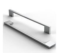 FURNIWARE Pack of 5 Furniture Handles, Cupboard Handles, Kitchen Handles, Chrome-Plated Furniture, Drawer Handles, Handles for Kitchen Cupboards, Cupboards, Furniture Handles, 192 mm Hole Spac