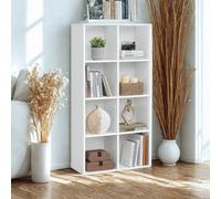 FURNOLD 8 Cube Storage Unit Bookcase Shelving Unit