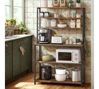 FURNOLD Industrial 6 Tier Kitchen Storage Rack With Shelves