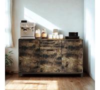 FURNOLD Industrial Multipurpose Sideboard Buffet Cabinet With Adjustable Shelves