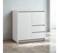 FURNOLD Modern Sideboard Buffet Cabinet With Drawers Storage Furniture