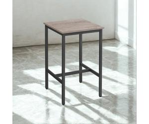 FURNOLD Square Kitchen Counter Height Breakfast Bar Table Greige