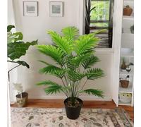 FURNOS Artificial 72CM Tall Decorative Palm Plant in Green FURNOS Green