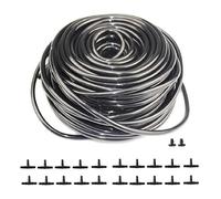 Furnrubden 1/4 Inch Drip Irrigation Tubing, 100Ft Blank Garden Automatic 1/4" Watering Tube Line Watering Drip Kit for Small Garden Irrigation System