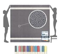 furora HOLIDAY Beach Towel XXL Extra Large OVERSIZED 200x200 cm / 79x79 Inch - cotton | Turkish Towel Fouta + Picnic Blanket | Beach Blanket, lightweight Travel Towel, Women Men Holiday Essentials