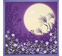 Furoshiki Small-size Flower-scene Wrapping-cloth Moonlit-night and Bell-flower 03