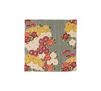Furoshiki Wrapping Cloth 50cm (Retro Flower Pinkbeige) Japanese Traditional fabric Reusable Cotton Wrapping Sustainable