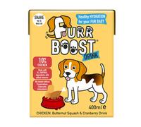 Furr Boost Chicken Butternut Squash and Cranberry Dog Drink - Size: 400ml - Treats for Dogs