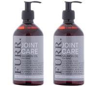 FURR Joint Care Salmon Oil for Dogs 2 x 500ml - Premium Scottish Salmon Oil with Glucosamine, Chondroitin & MSM - Omega 3, 6 & 9 Supplement for Mobility, Joints, Skin & Coat - Natural & Sustainable