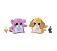 FurReal Fuzzalots Puppy and Monkey Color Change Interactive Feeding Toy, Lights and Sounds, Ages 4 and up