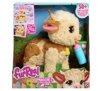 Just Play furReal Maggie the Feed & Follow Cow, 11 Inch Interactive Highland Mini Cow, for Boys and Girls, Ages 4 and Up