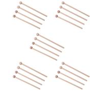 FURREN 10 Pair Wood Mallets Percussion Sticks for Energy Chime, Xylophone, Wood Block, Glockenspiel and