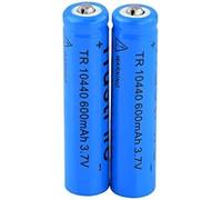 FURREN 10440 Baterías De Litio Recargables. Baterías Li Ion De 3.7 V 600 Mah para Control De Linterna., 2 piezas