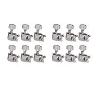 FURREN 12R Semiclosed Guitar Tuning Peg Keys Tuners Electric Guitar Part Replacement Musical Instrument