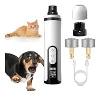 Furrve Nail Trimmer, Whispaw Silent Nail Trimmer, Stress Free Nails Grooming for Dogs, Cordless Quiet Nails Grinder with Led Light and 3 Speeds (1Pcs+2 grinding head)