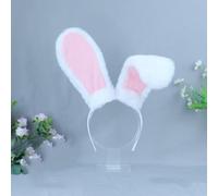 Furry Animal Lop-Eared Rabbit Headbands, Handmade Animal Costume Headband | Plush Cosplay Clips Hairband, for Halloween Cosplay Party Dress Up