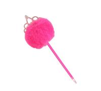 Furry Ballpoint Pen 0.7mm Refillable, Rose Red CRYSTAL CROWN