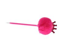Furry Ballpoint Pen 0.7mm Refillable, Rose Red LOVE CROWN