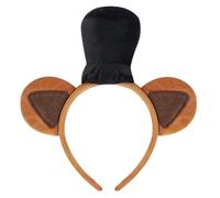 Furry Bear Ear Hairhoop For Female Face Washing Makeup Plush Hairband Cosplay Costume Accessory Halloween Party Headwear Daily Wear Headband