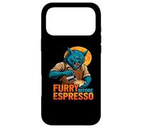 Furry Before Espresso Werewolf Coffee Art Case for iPhone 17 Pro Max