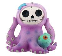 Furry Bones Purple Octopee Figurine