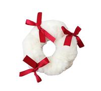 Furry Bowknot Hair Band For Women Girl Fashion Elastic Scrunchies Ponytail Holder Female Hairtie Winter Hair Circles