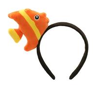 Furry Cartoon Fish Hairband 3-D Fish Headband For Girls Boys Preschool Kids Party Props Headwear Marine Hairhoop Cosplay Costumes For Kids